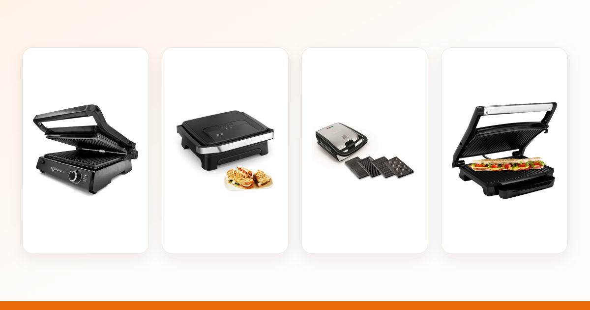 Beste contactgrill van 2026: grilloppervlak, platen en vermogen vergeleken