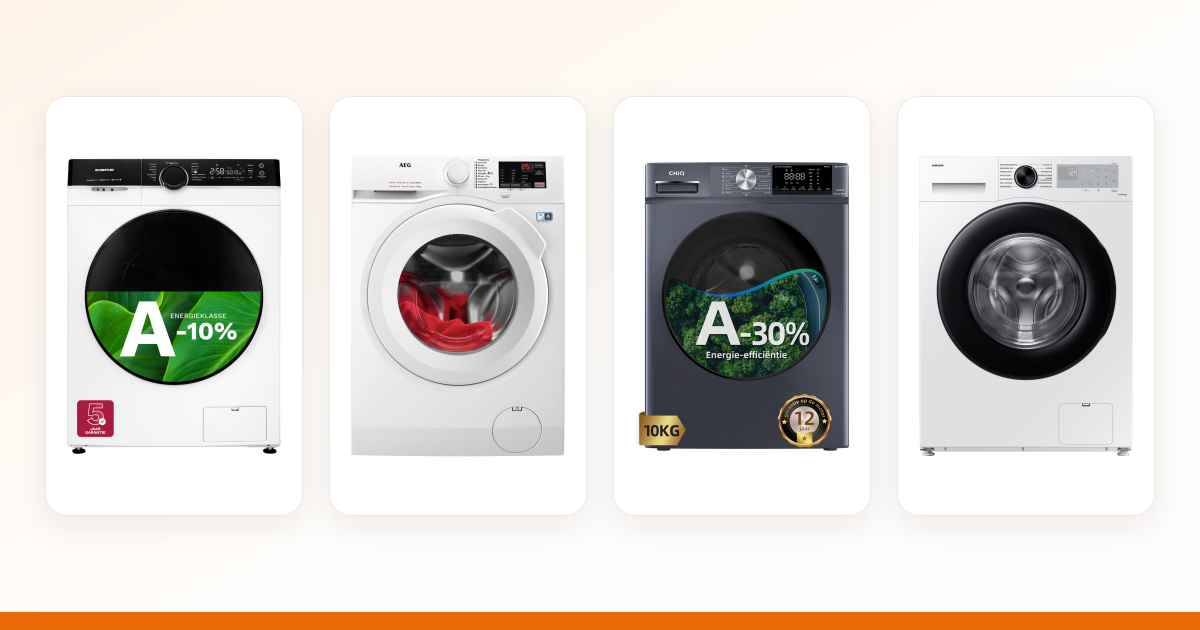 Beste wasmachines van 2026: top 6 vergeleken op capaciteit, energielabel en toerental
