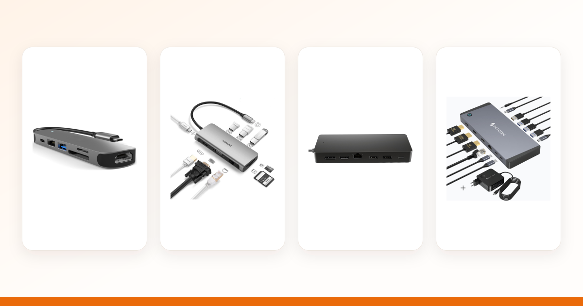 Dockingstation of USB-C hub: wat is het verschil?