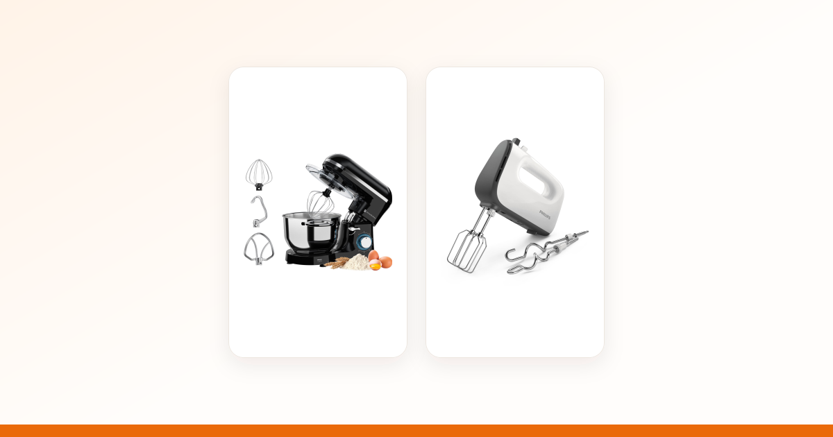 Keukenmachine of handmixer: wat heb je nodig?