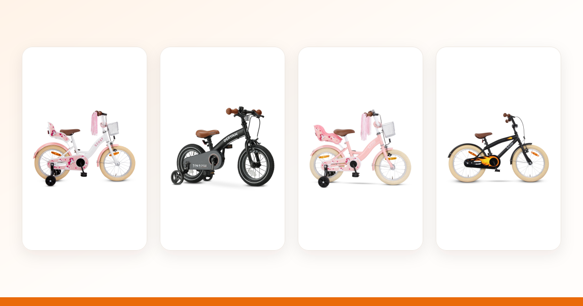 Kinderfiets kopen: welke maat past bij welke leeftijd?