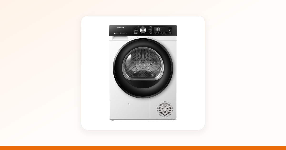 Hisense 3S DH3S802BW2 review: zuinige 8kg warmtepompdroger