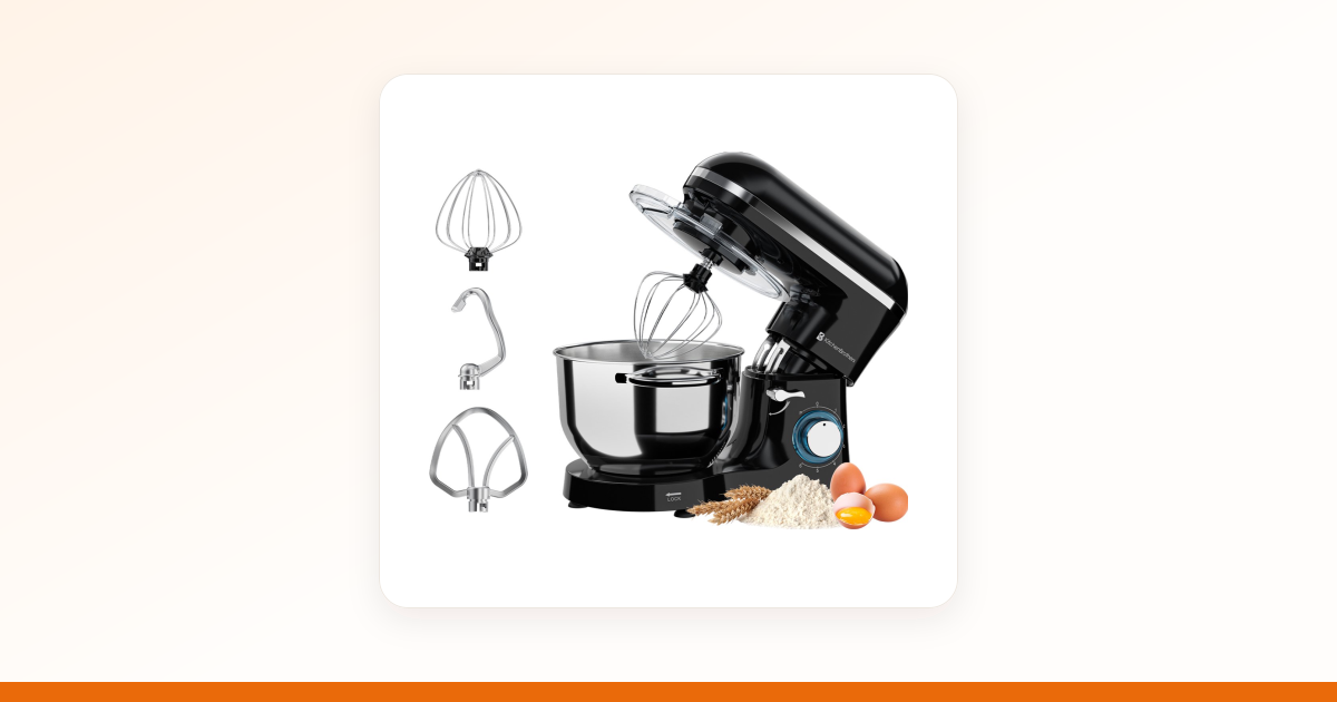 KitchenBrothers 2000W Keukenmachine review: veel kom voor weinig geld