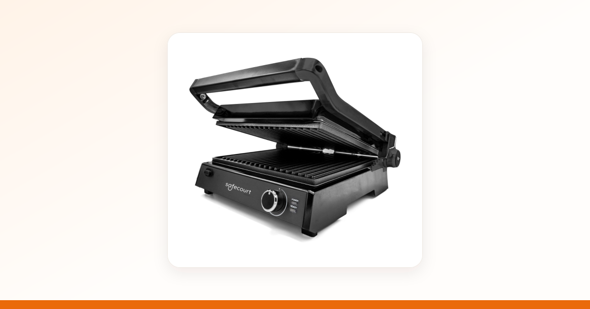 Safecourt paninigrill en tosti-ijzer review: veelzijdig en snel schoon