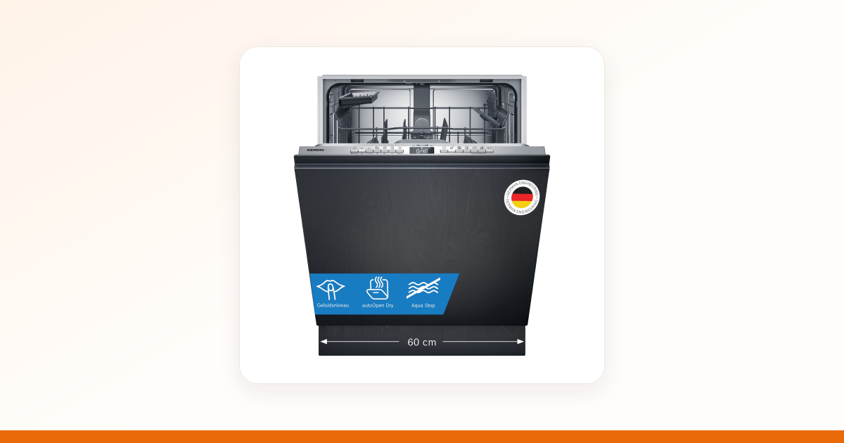 Siemens iQ300 SN63EX04TE review: zuinige inbouwvaatwasser met Home Connect