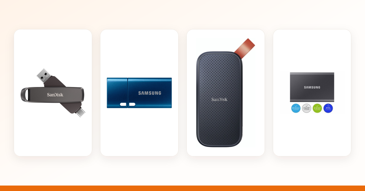 USB-stick of externe SSD: wat heb je echt nodig?