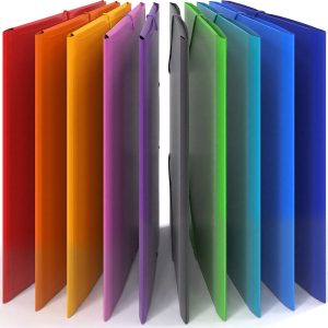 ACROPAQ Elastomap A4 — kleurrijk en praktisch