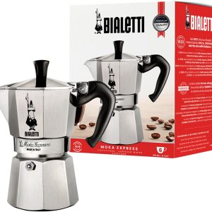 Bialetti Moka Express 6‑kops (aluminium) — beoordeling
