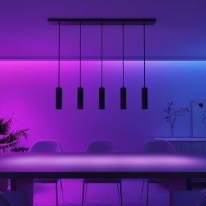 Calex Slimme 5‑licht Tube — Industrieel & Slim