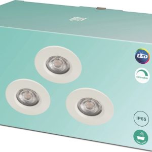 Philips Dive 3‑lichts badkamerinbouwspot (wit) — korte review