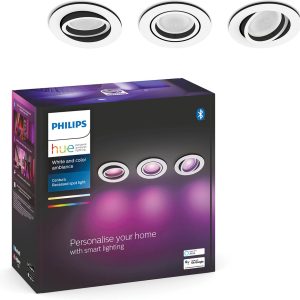 Philips Hue Centura GU10 3‑pack — compacte slimme inbouwspot