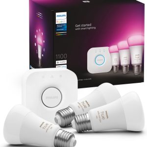 Philips Hue Starterkit 3×E27 — Slimme wit & kleur