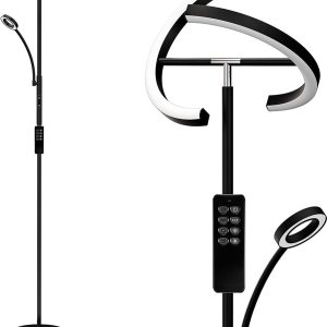 Review: ANTEN LED vloerlamp — dimbaar, 2‑lichts met afstandsbediening