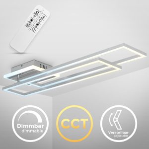 Review: B.K.Licht 40W LED-plafondlamp — dimbaar, draaibaar & CCT