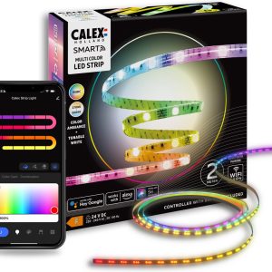 Review: Calex Smart LED Strip 2M — RGBIC+CCT, app‑bediening