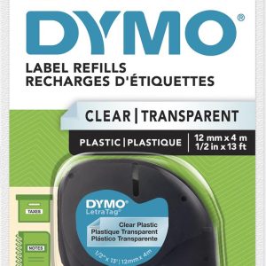 Review: DYMO LetraTag 12 mm transparante zelfklevende labels