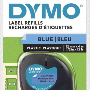 Review: DYMO LetraTag originele blauwe zelfklevende etiketten (12 mm)