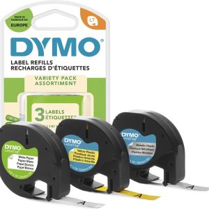Review: DYMO LetraTag startpakket — 3 rollen (12 mm) etiketten
