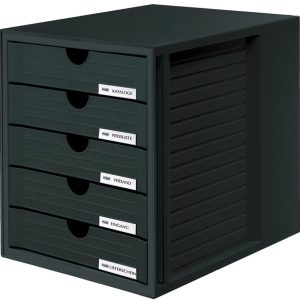 Review: HAN ladekast HA-1450-13 — 5 gesloten laden (zwart)