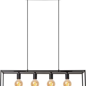 Review: Lucide CAPRI Hanglamp (4xE27, Zwart)