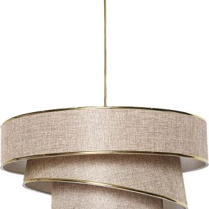 Review: Lunja kroonluchter beige‑goud