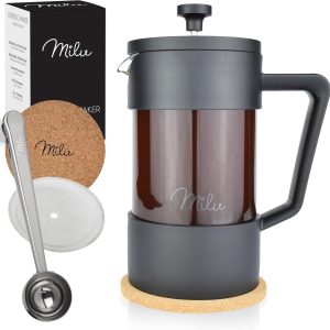 Review: Milu French Press — glazen cafetière voor thuis & onderweg