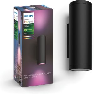 Review: Philips Hue Appear muurlamp (zwart) — wit en gekleurd licht