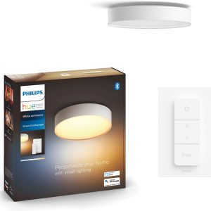 Review: Philips Hue Enrave (26 cm) — warm tot koelwit met dimmer