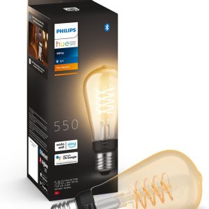 Review: Philips Hue Filament Edison ST64 (E27) — Warmwit 550 lm