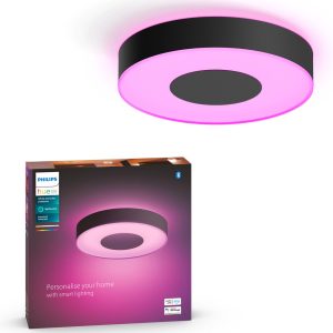 Review: Philips Hue Xamento badkamerplafondlamp — zwart, 38 cm