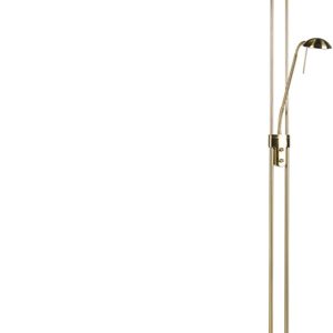 Review: QAZQA Diva — moderne dimbare LED vloerlamp (goud)