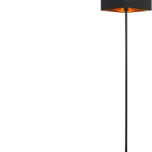 Review: QAZQA VT Vloerlamp — Modern Zwart‑Goud (H150 cm)