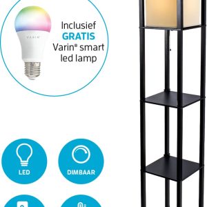 Review: Varin slimme vloerlamp met vakken