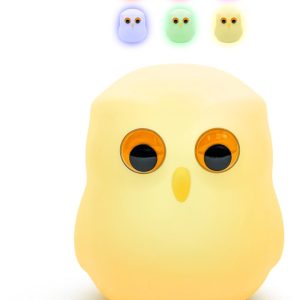 Review: Vulpes Goods Uil Nachtlampje — 8 LED-kleuren, USB en timer