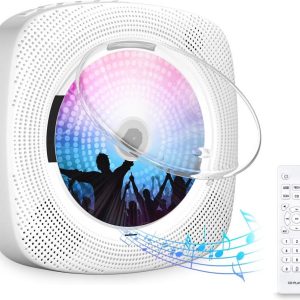 2 IN 1 Draagbare CD/DVD Speler Met HDMI - Bluetooth - USB - FM-Radio - AUX - Wand Monteerbaar - Wit review: ideaal voor films, beste audio