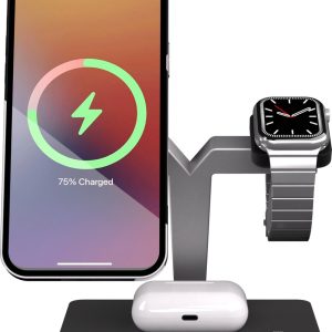 3 in 1 Magnetische docking station review: draadloos opladen
