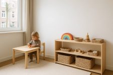 Creëer een Montessori speelruimte in een klein huis – slimme ideeën