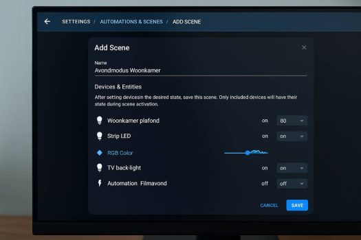 Lichtscènes instellen in Home Assistant: stap-voor-stap gids