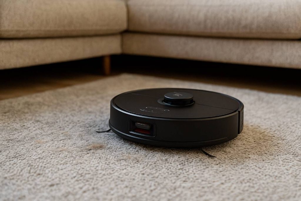 Tapijt-test (medium-pile vloerkleed 10–15 mm)