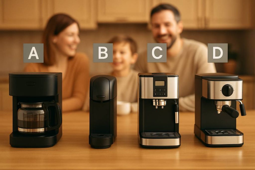 Vergelijkingstabel – welke machine past bij welk gezinstype?