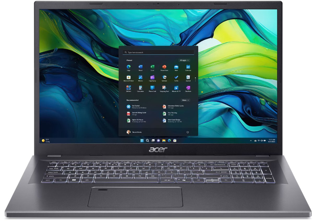 Acer Aspire 17 A17-51M-5881 review: grote 17-inch laptop