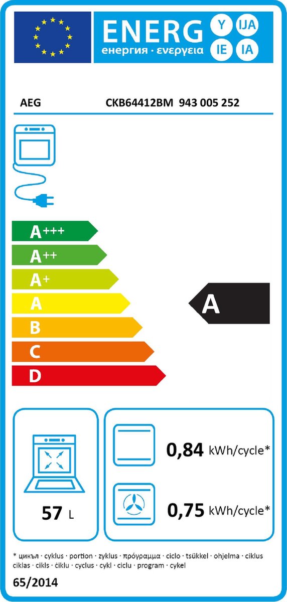 AEG CKB64412BM - Gasfornuis review: snelle opwarming, kookplaat