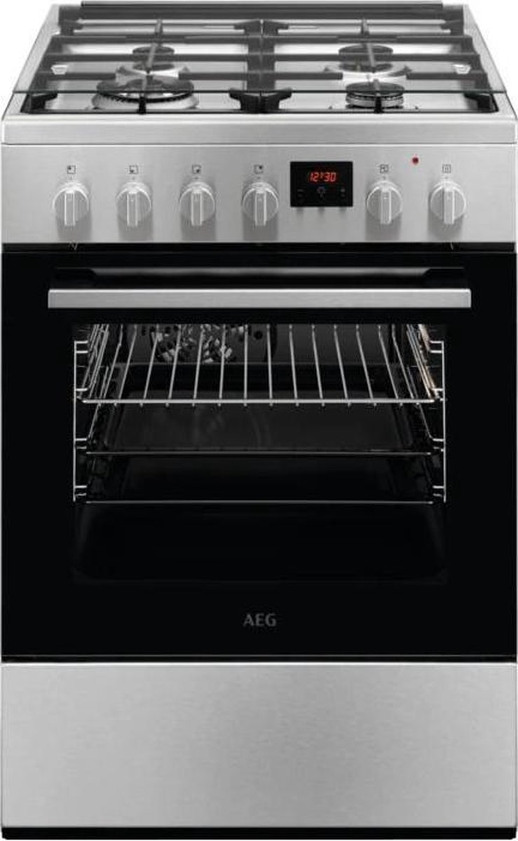 AEG CKB64412BM - Gasfornuis review: snelle opwarming, kookplaat