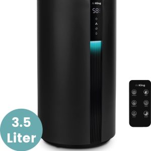 AirKing Luchtbevochtiger - Zwart - Topfill - 3.5 Liter - Hygrometer - Aroma review: betere slaap en luchtkwaliteit