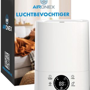 Aironex Luchtbevochtiger 6 Liter review: stil in babykamer