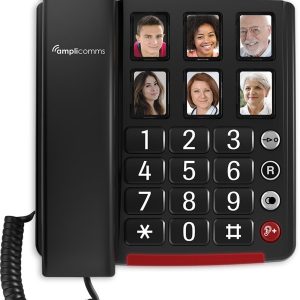 Amplicomms BT40 Zwart review: huistelefoon met luide bel