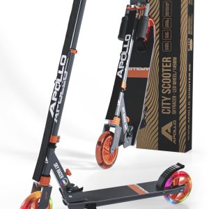 Apollo LED-stadscooter met vering Scooter Skyracer review comfort