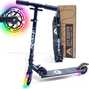 Apollo Moonracer LED-step Kinderscooter met Vering test: comfort