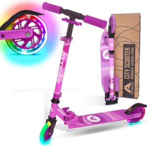 Apollo Moonracer LED-step Kinderscooter met Vering test: veilig