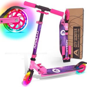 Apollo Moonracer LED-step Kinderscooter met Vering test: veilig